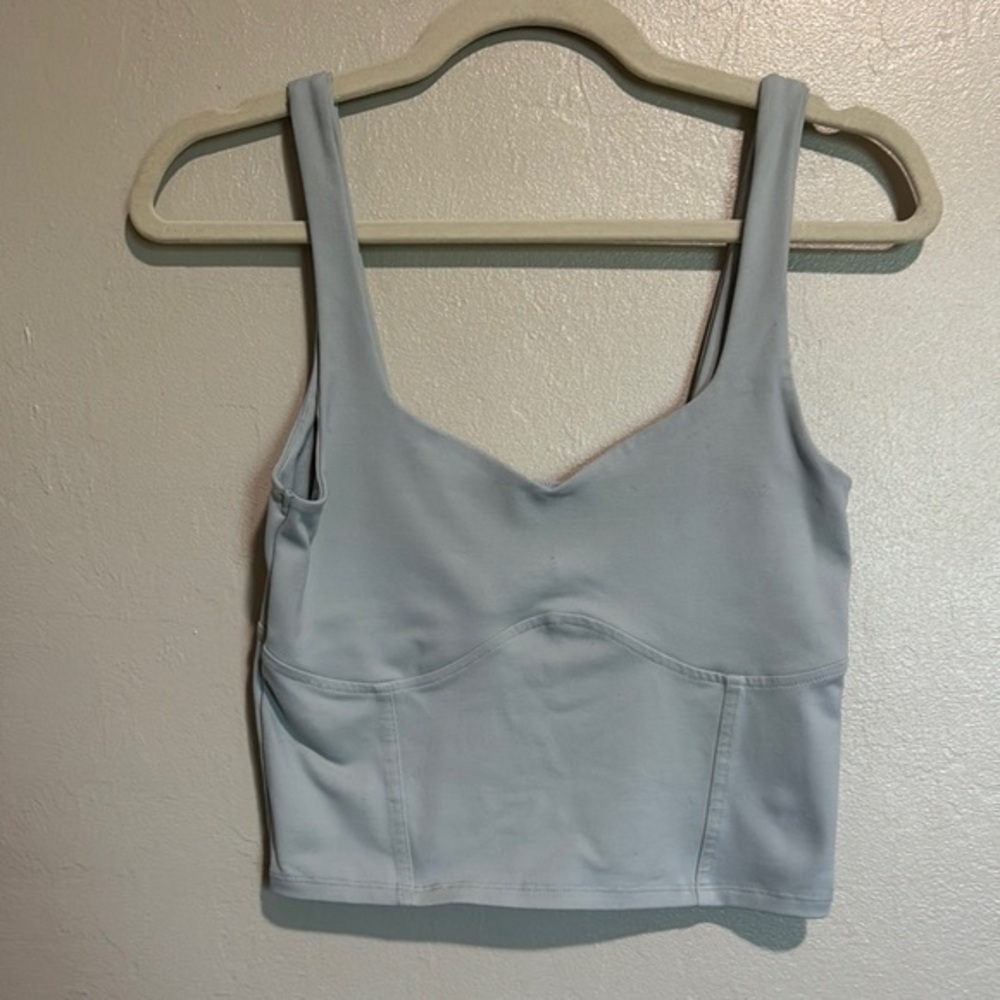 Abercrombie Light Blue Gray Tank Top Size Small